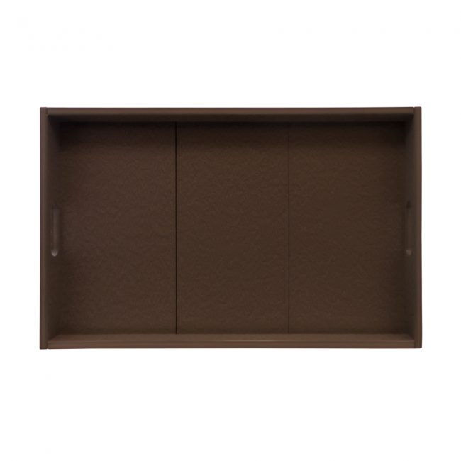 Gate House Furniture Brown ECO Rectangle Serving Tray